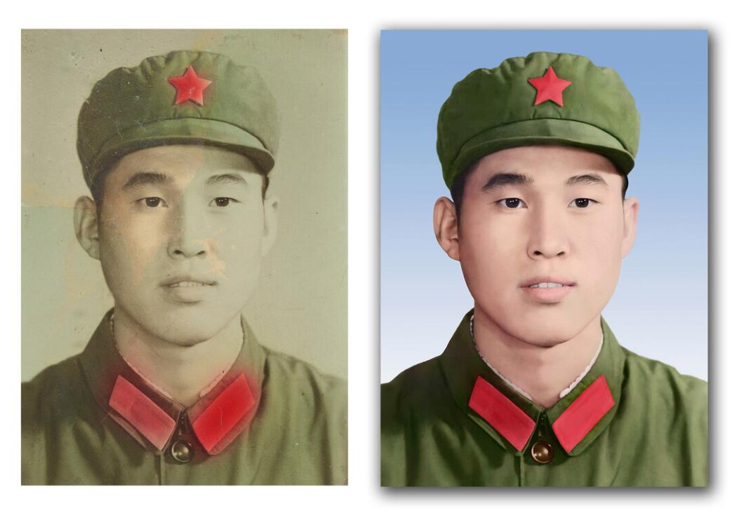 托喀依乡破损照片修复-18